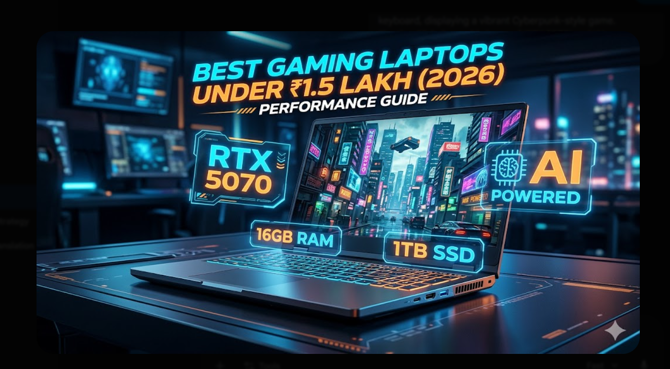Top 10 Best Gaming Laptops Under ₹1.5 Lakh in India